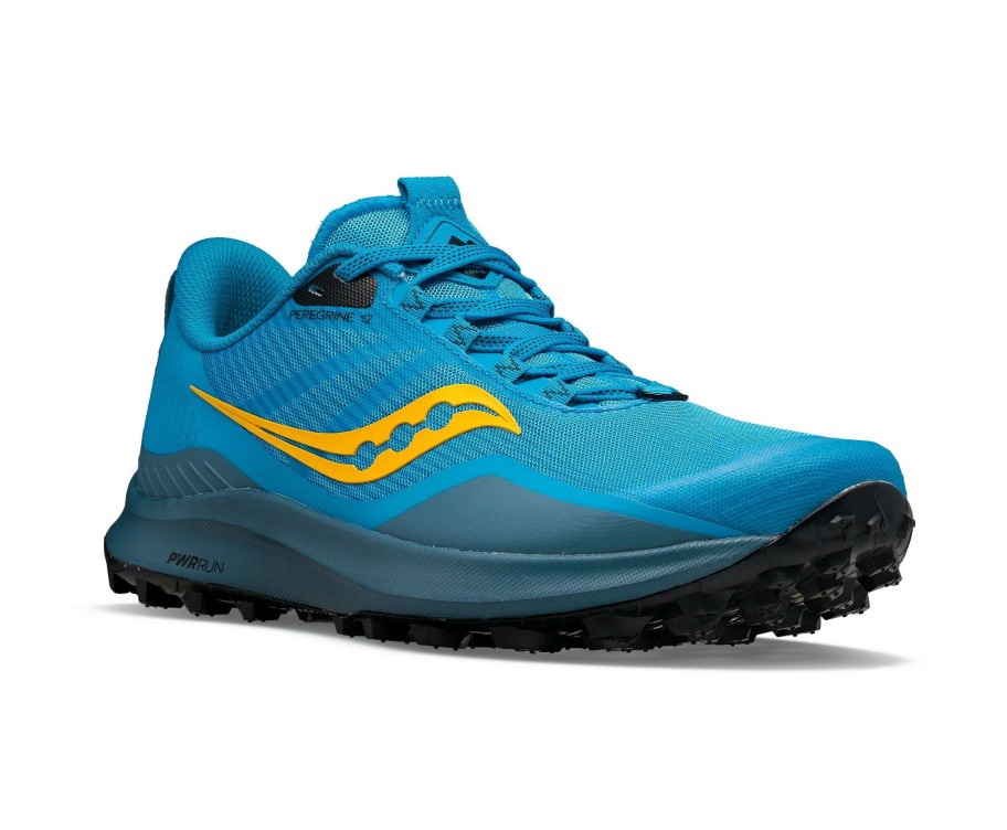 Footwear * | Saucony Men'S Peregine 12 (32 Ocean/Black)