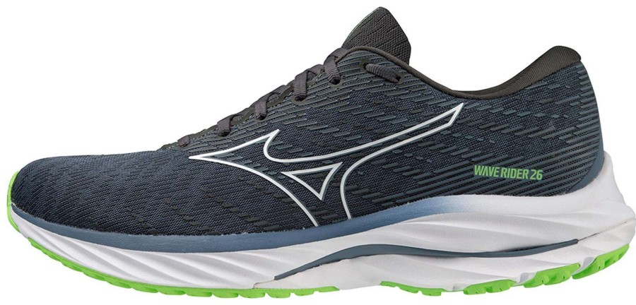 Footwear * | Mizuno Men'S Wave Rider 26 (Cl00 China Blue/White)