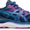 Footwear * | Asics Women'S Gel-Nimbus 23 (402 Grand Shark/Digital Aqua)