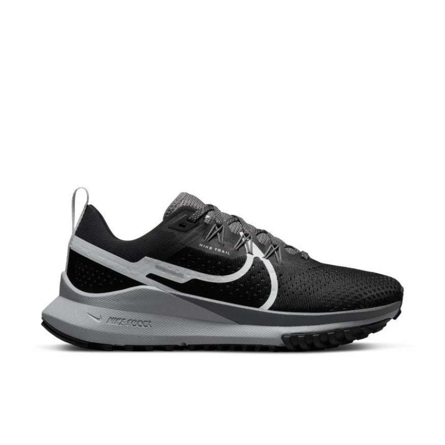 Footwear * | Nike Women'S React Pegasus Trail 4 (001 Black/Aura/Dark Grey/Wolf Grey)