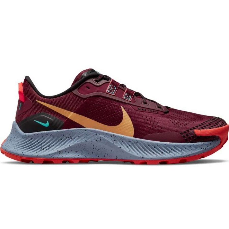 Footwear * | Nike Men'S Pegasus Trail 3 (600 Dark Beetroot/Wheat/Black/Bright Crimson)