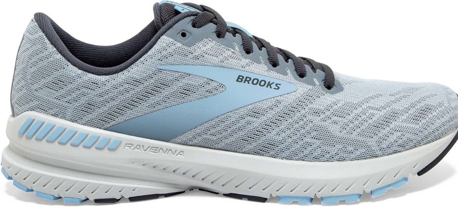 Footwear * | Brooks Women'S Ravenna 11 (413 Light Blue/Alloy/Grey)