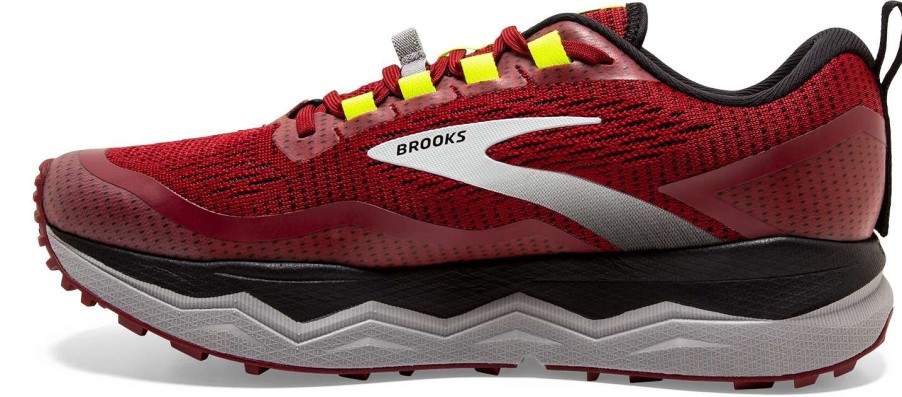 Footwear * | Brooks Men'S Caldera 5 (631 Red/Black/Nightlife)