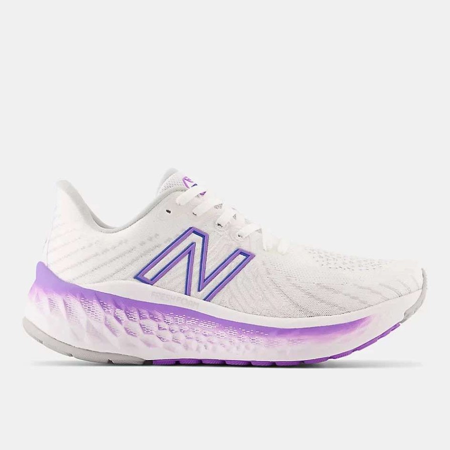 Footwear * | New Balance Women'S Fresh Foam Vongo V5 (Ne White/Bright Purple/Electric Lapis)