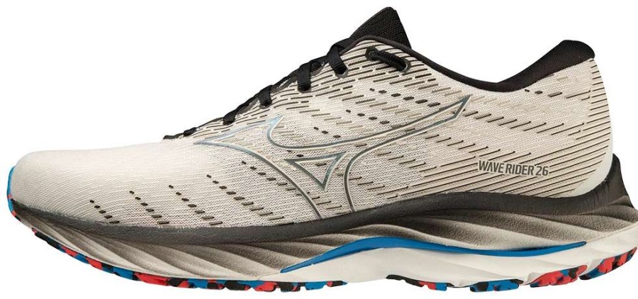 Footwear * | Mizuno Men'S Wave Rider 26 (Ug4M Ultimate Grey/Neo Lime)