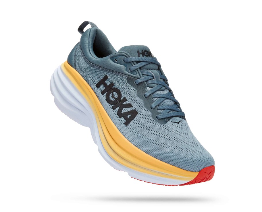 Footwear * | Hoka Men'S Bondi 8 (Gbms Goblin Blue/Mountain Spring)