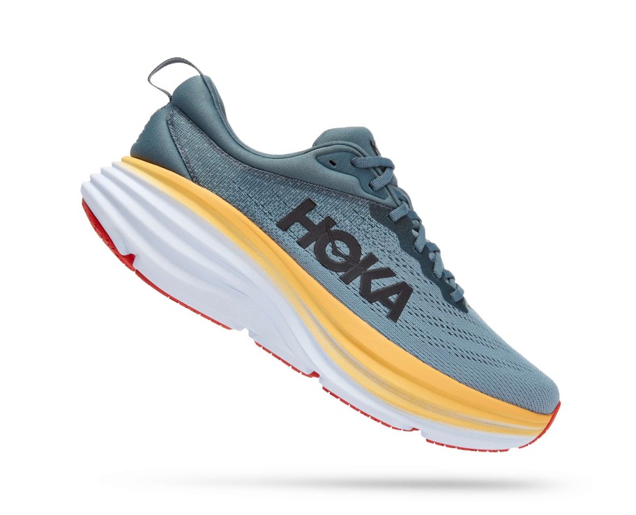 Footwear * | Hoka Men'S Bondi 8 (Gbms Goblin Blue/Mountain Spring)