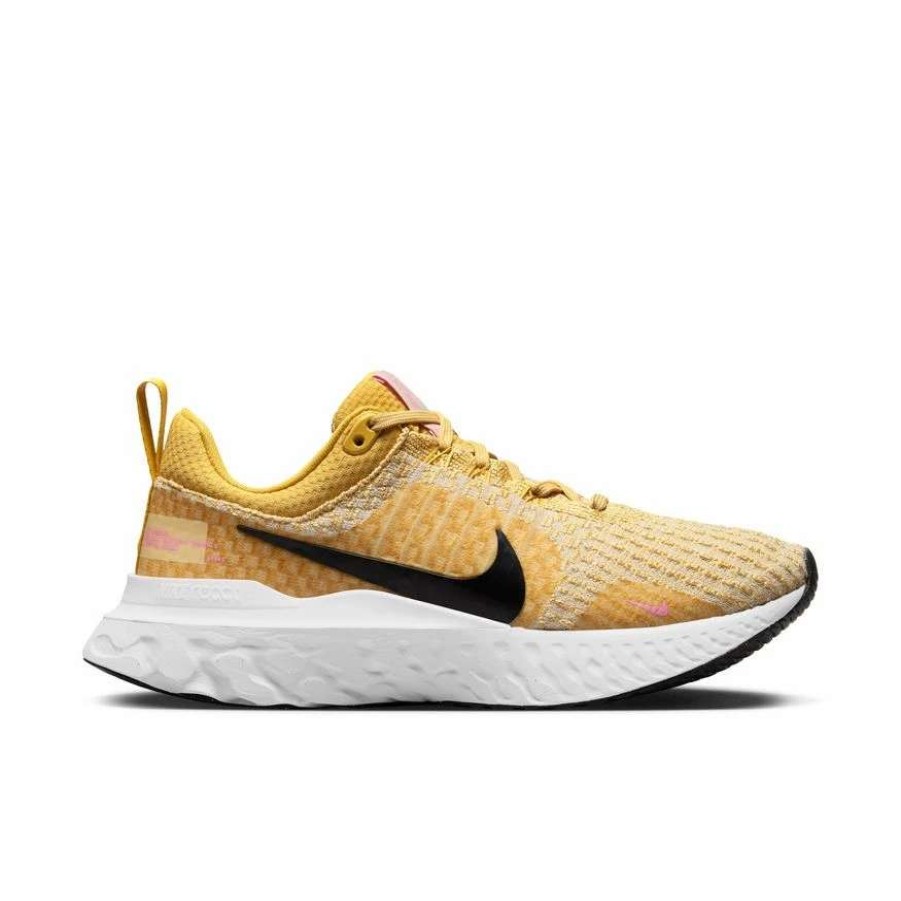 Footwear * | Nike Women'S React Infinity 3 (700 Wheat Gold/Black/Pink Spell/Light Cream)