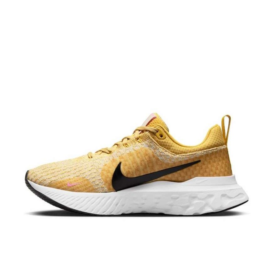 Footwear * | Nike Women'S React Infinity 3 (700 Wheat Gold/Black/Pink Spell/Light Cream)