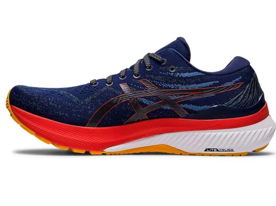 Footwear * | Asics Men'S Gel-Kayano 29 (401 Deep Ocean/Cherry Tomato)