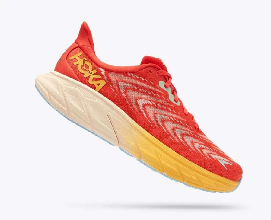 Footwear * | Hoka Men'S Arahi 6 (Fayw Fiesta/Amber Yellow)