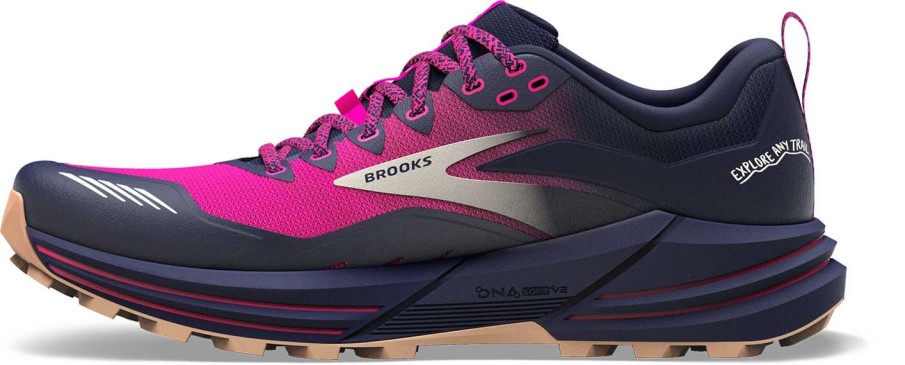 Footwear * | Brooks Women'S Cascadia 16 (425 Peacoat/Pink/Biscuit)