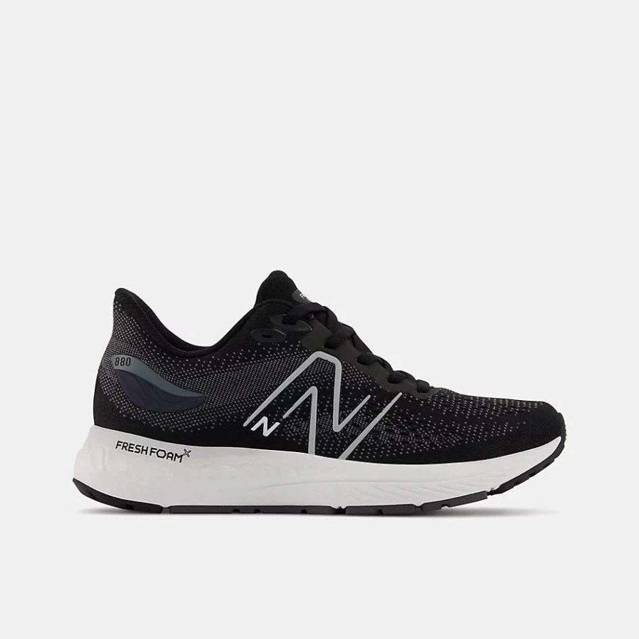 Footwear * | New Balance Kid'S Fresh Foam X 880 V12 (B Black/Spring Tide/Ocean Grey)