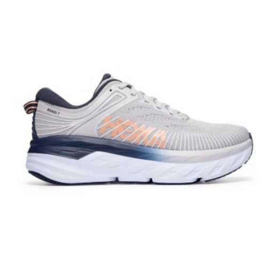 Footwear * | Hoka Women'S Bondi 7 (Lrbi Lunar Rock/Black Iris)