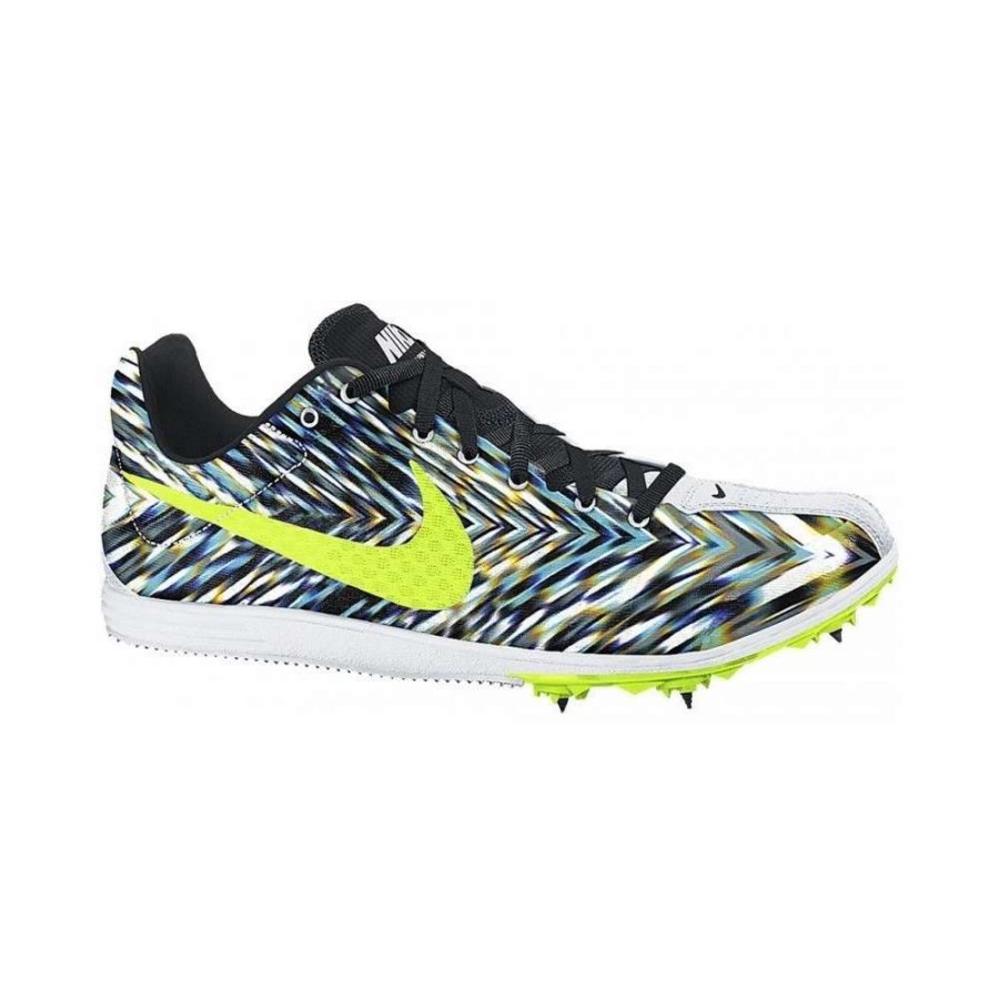 Footwear * | Nike Unisex Zoom Rival D 8 (170 White/Volt-Black)