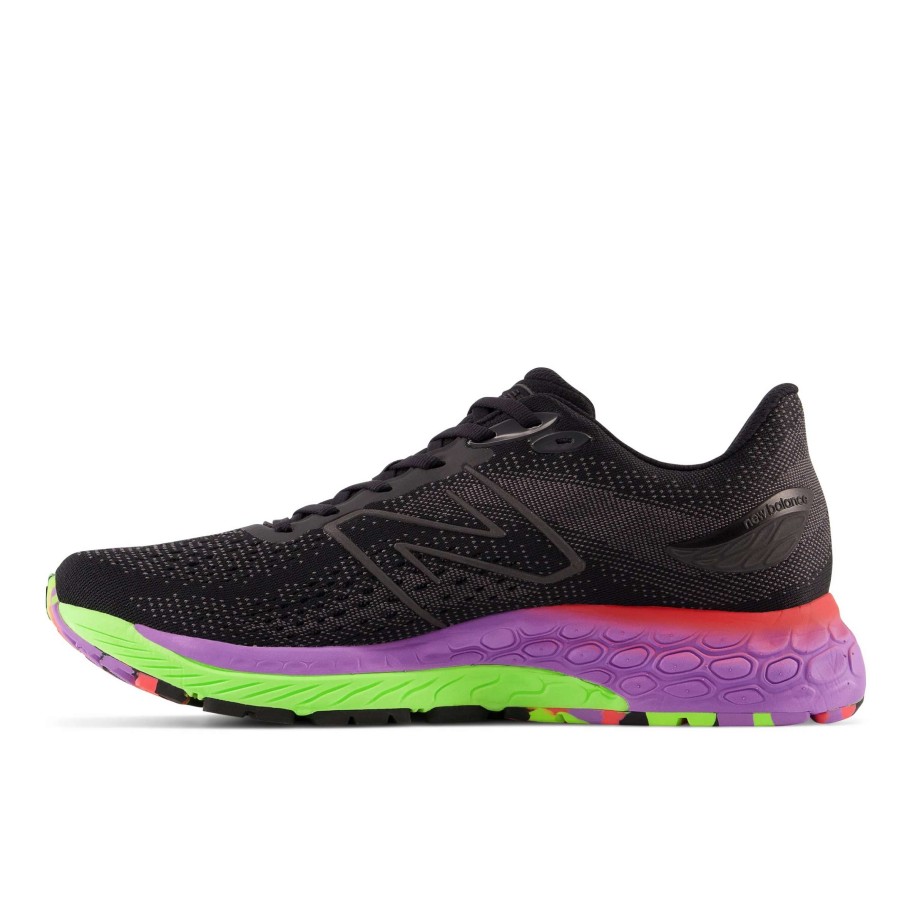 Footwear * | New Balance Men'S Fresh Foam X 880 V12 (T Black/Pixel Green/Electric Purple)