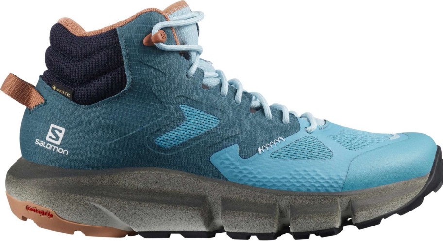 Footwear * | Salomon Women'S Predict Hike Mid Gtx (Mallard Blue / Delphinium Blue / Mocha Mousse)