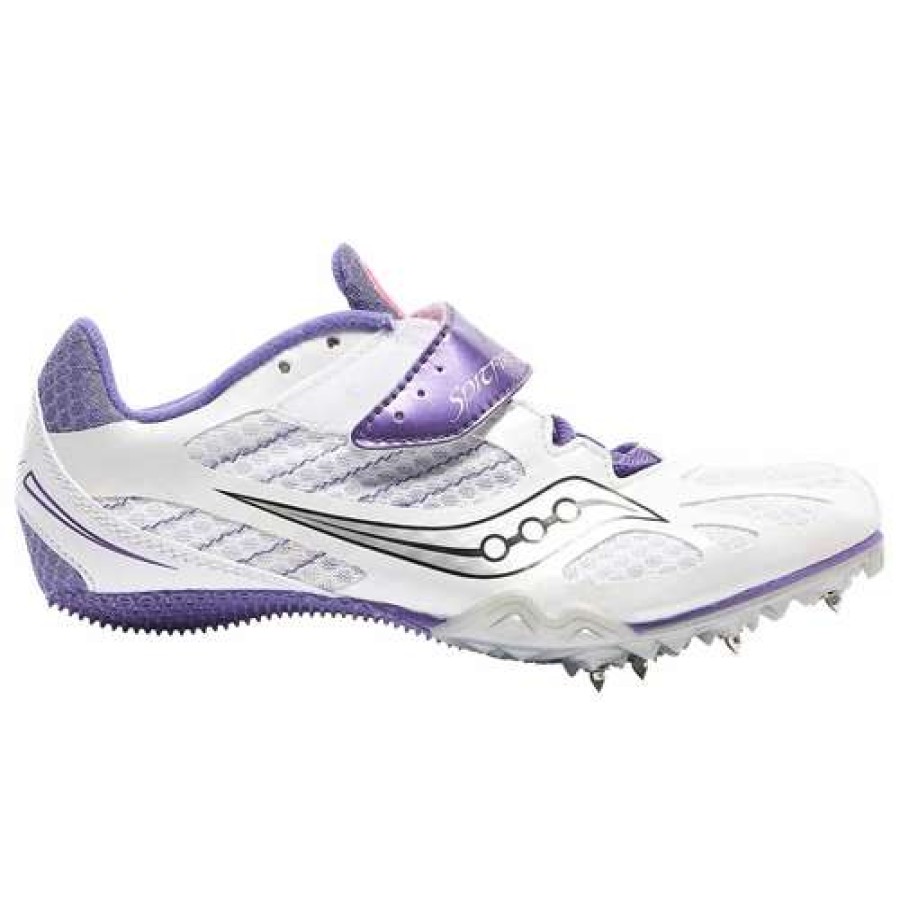 Footwear * | Saucony Women'S Spitfire 2 (2 White/Purple)