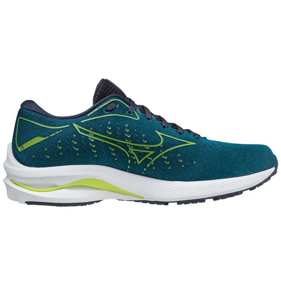 Footwear * | Mizuno Men'S Wave Rider 25 (Hbhb Harbor Blue)