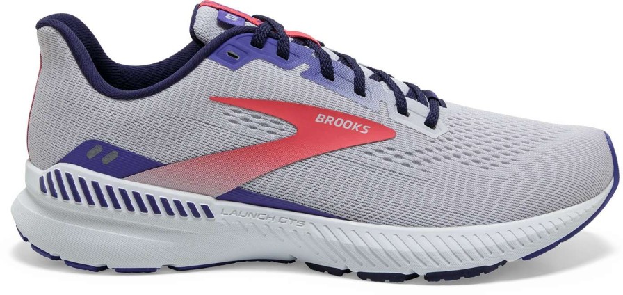 Footwear * | Brooks Women'S Launch Gts 8 (520 Lavender/Astral/Coral)