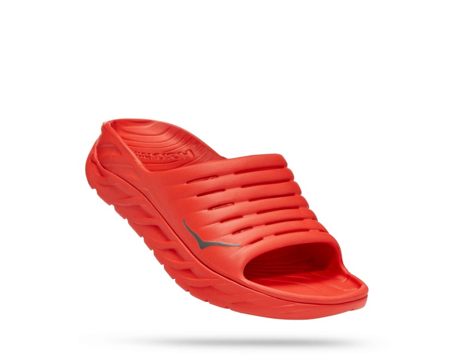 Footwear * | Hoka Unisex Ora Recovery Slide (Fcst Fiesta/Castlerock)