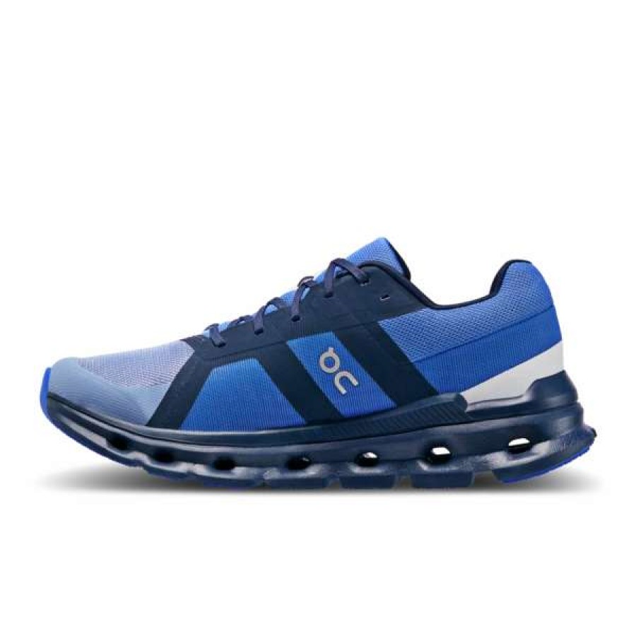 Footwear * | On Men'S Cloudrunner (Shale/Cobalt)