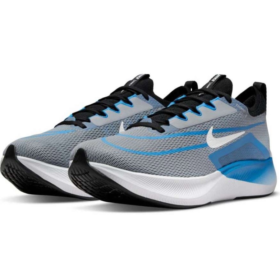 Footwear * | Nike Men'S Zoom Fly 4 (005 Wolf Grey/White/Photo Blue/Black)