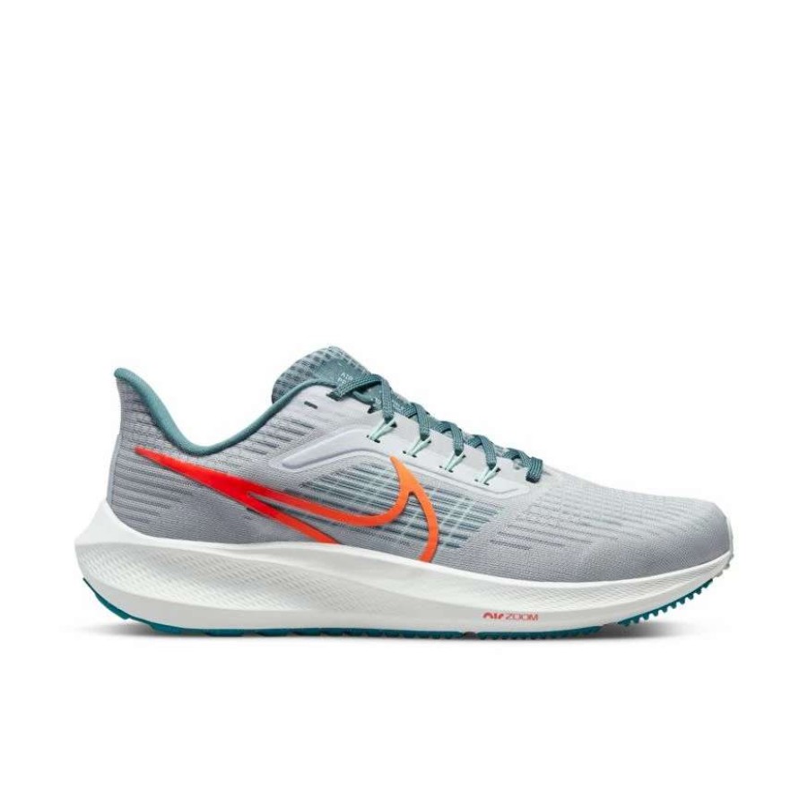 Footwear * | Nike Men'S Air Zoom Pegasus 39 (003 Pure Platinum/Total Orange/Mineral Slate)