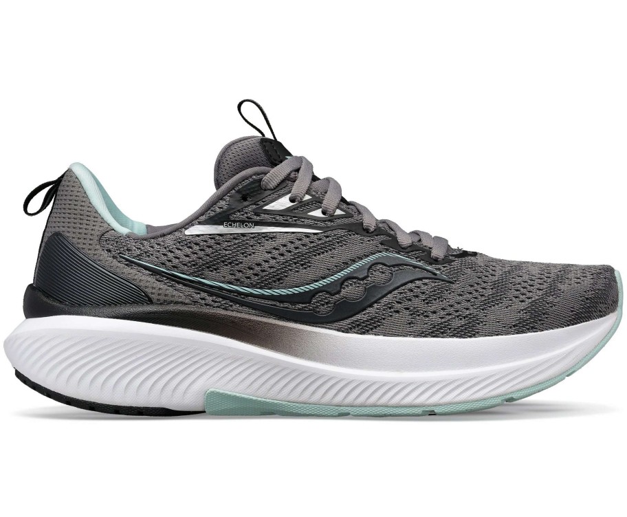 Footwear * | Saucony Women'S Echelon 9 (20 Charcoal/Ice)