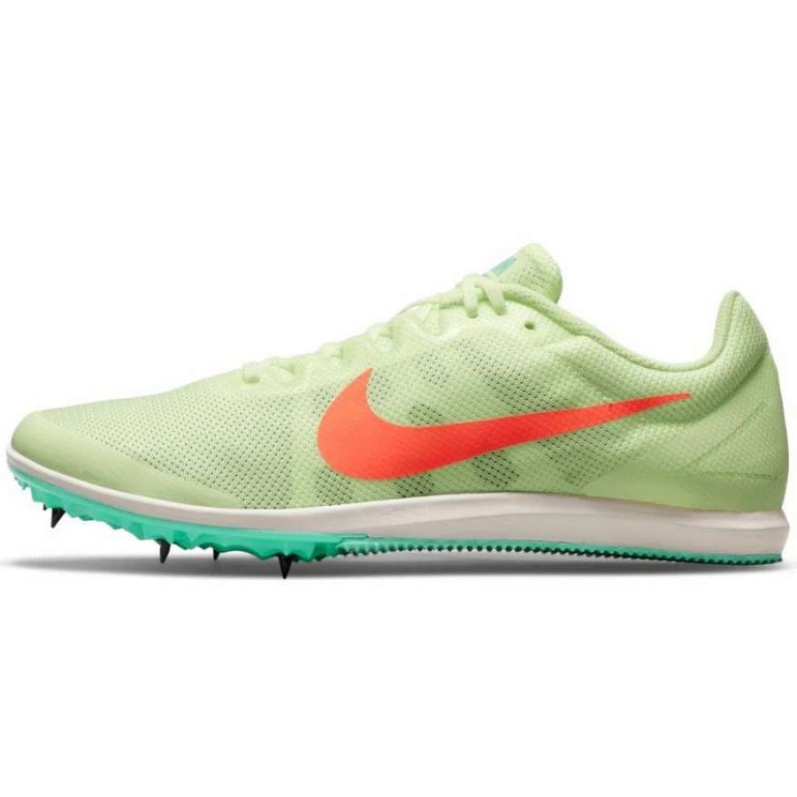 Footwear * | Nike Unisex Zoom Rival D 10 (700 Barely Volt/Hyper Orange/Dynamic Turquoise)