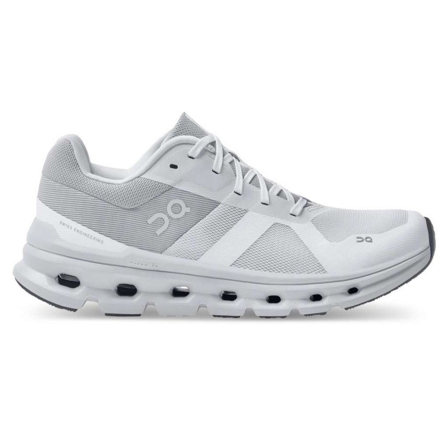 Footwear * | On Women'S Cloudrunner (White/Frost)