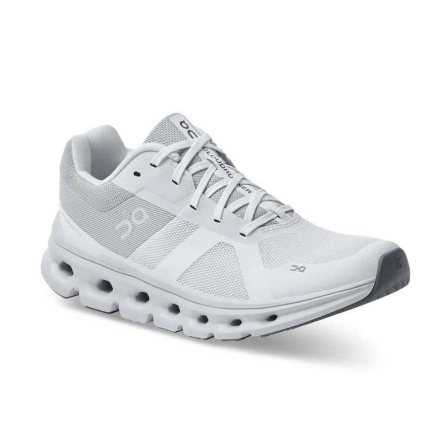 Footwear * | On Women'S Cloudrunner (White/Frost)