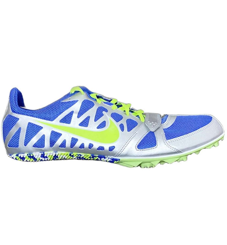 Footwear * | Nike Unisex Zoom Rival S 6 (430 Treasure Blue/Electric Green-Metallic Silver)