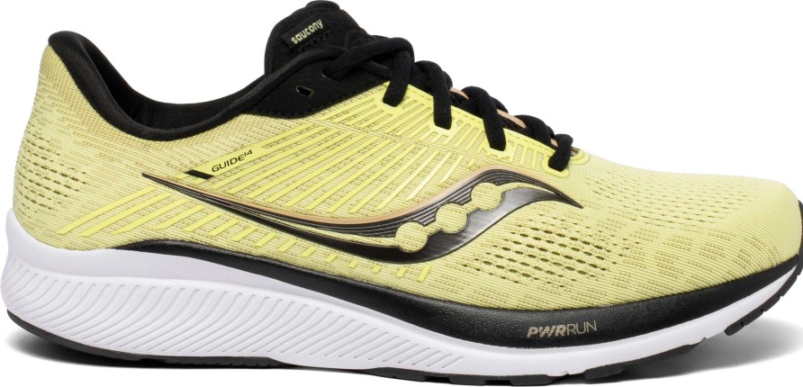 Footwear * | Saucony Men'S Guide 14 (35 Key Lime/Gravel)