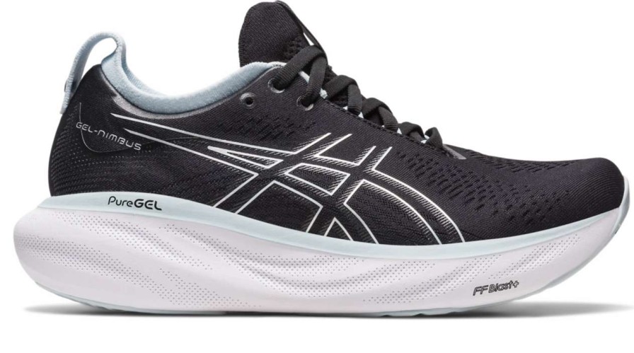 Footwear * | Asics Women'S Gel-Nimbus 25 (003 Black/Reborn Blue)