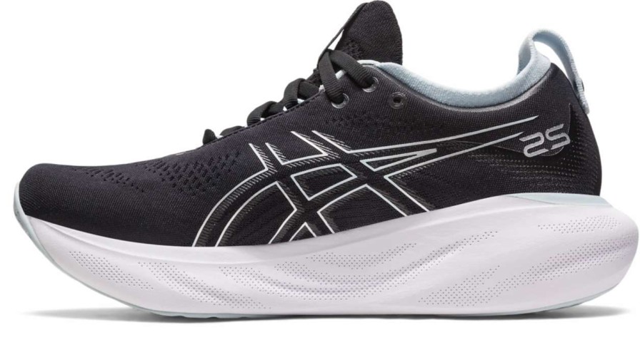 Footwear * | Asics Women'S Gel-Nimbus 25 (003 Black/Reborn Blue)