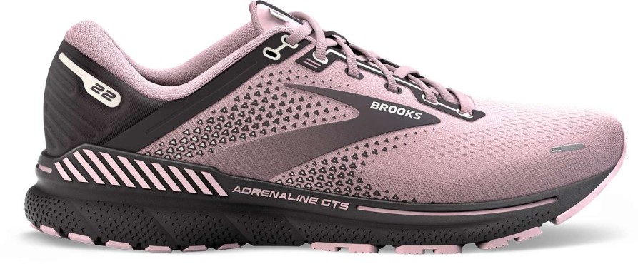 Footwear * | Brooks Women'S Adrenaline Gts 22 (678 Pink/Blackened Pearl)