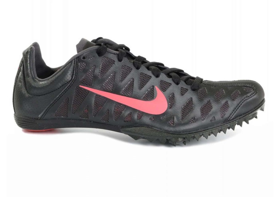 Footwear * | Nike Unisex Zoom Maxcat 4 (060 Black/Atomic Red-Dark Charcoal)