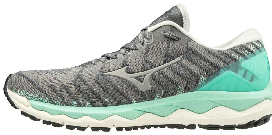 Footwear * | Mizuno Women'S Wave Sky 4 Waveknit (9797 Castlerock)