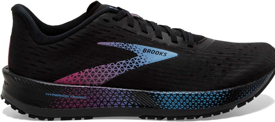 Footwear * | Brooks Women'S Hyperion Tempo (097 Black/Blissful Blue/Fuchsia)