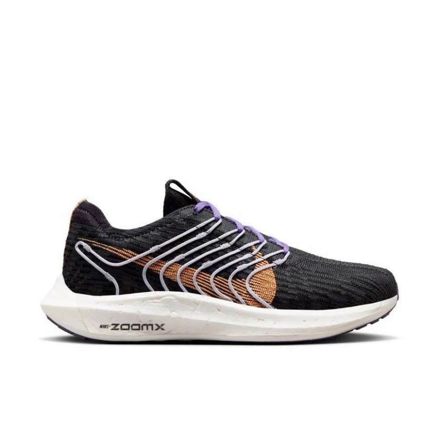 Footwear * | Nike Women'S Pegasus Turbo Flyknit Next Nature (003 Black/Peach Cream/Anthracite/Cave Purple)