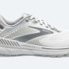 Footwear * | Brooks Women'S Adrenaline Gts 22 Wide (134 White/Oyster/Primer Grey)