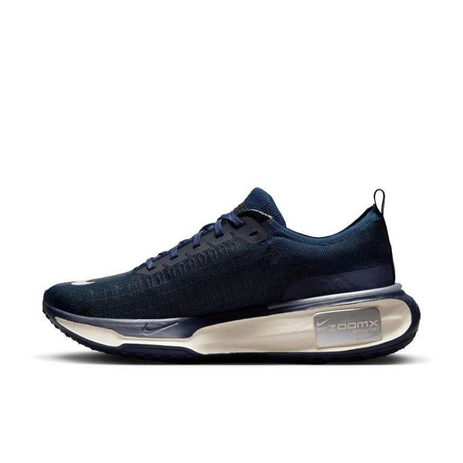 Footwear * | Nike Men'S Zoomx Invincible Run Flyknit 3 (400 College Navy/Metallic Silver)