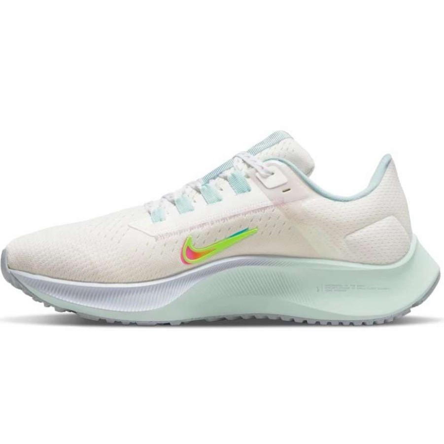 Footwear * | Nike Women'S Zoom Pegasus 38 Premium (111 Summit White/Volt/Black/Aura)