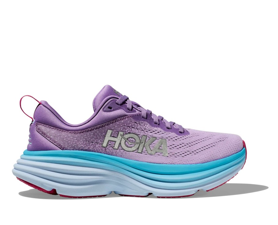 Footwear * | Hoka Women'S Bondi 8 (Cvpl Chalk Violet/Pastel Lilac)