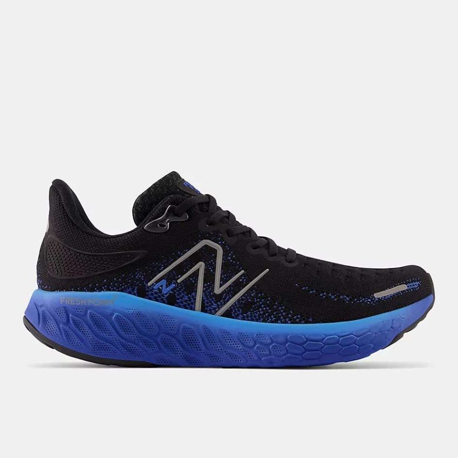 Footwear * | New Balance Men'S Fresh Foam X 1080V12 (Z Black With Cobalt)