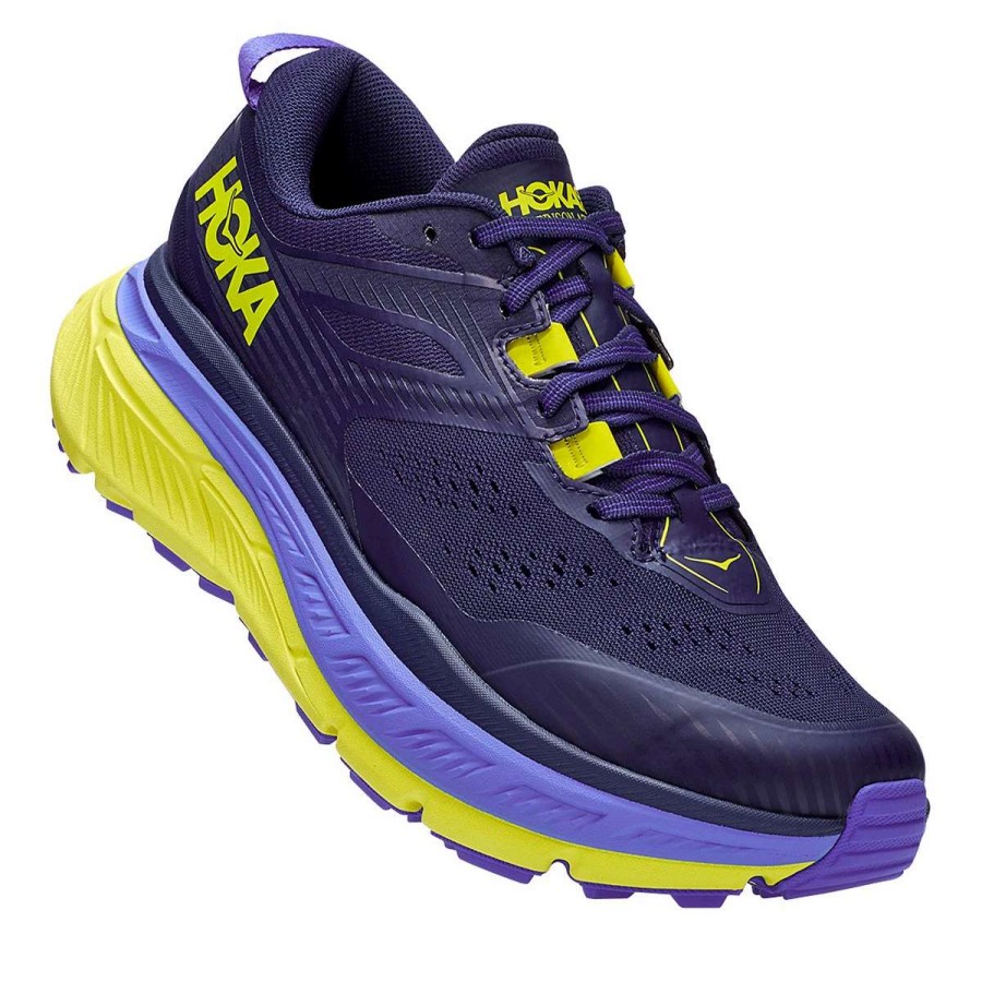 Footwear * | Hoka Men'S Stinson Atr 6 (Biep Black Iris, Evening Primrose)