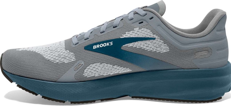 Footwear * | Brooks Men'S Launch 9 (063 Grey/Midnight/White)