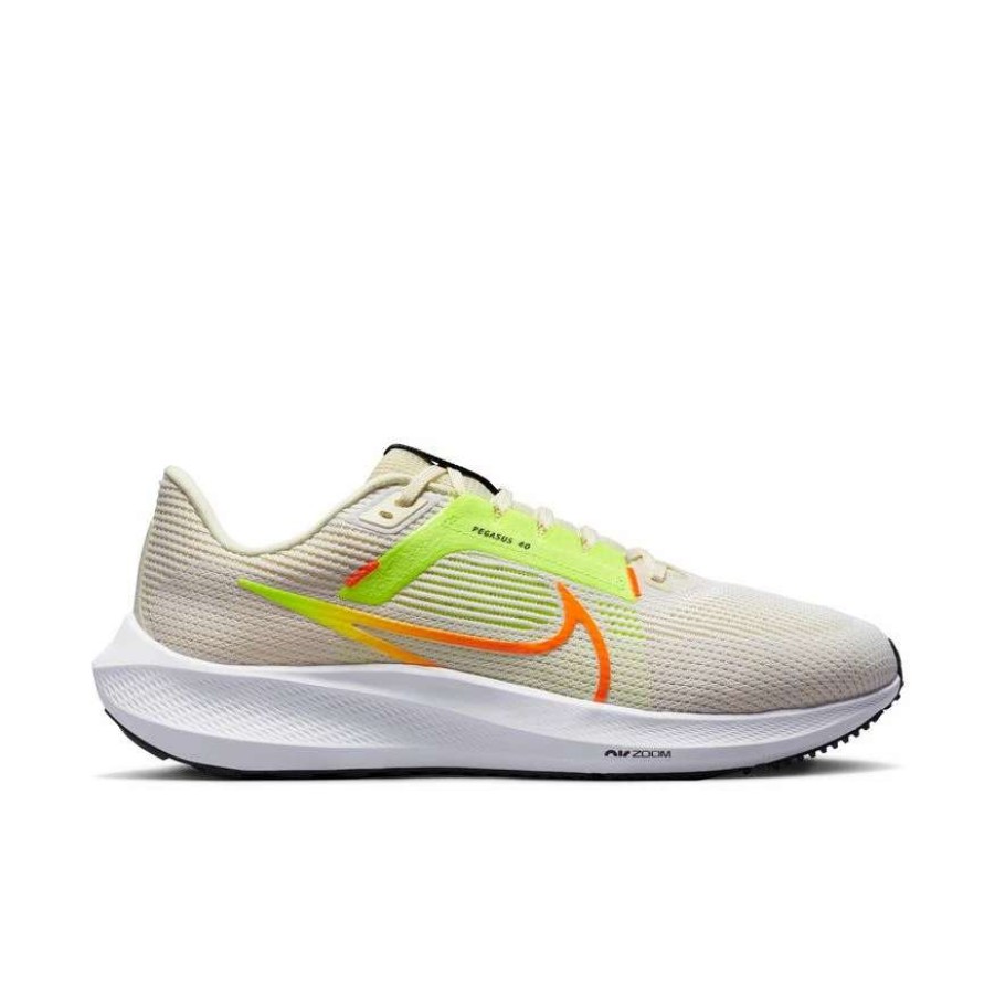 Footwear * | Nike Men'S Air Zoom Pegasus 40 (101 White/Multi-Color/Coconut Milk/Volt)