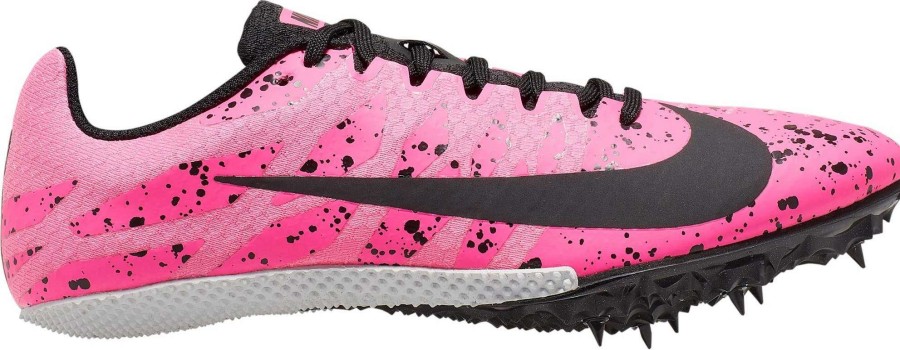 Footwear * | Nike Women'S Zoom Rival S 9 Track Spike (603 Pink Blast/Black-Pure Platinum)